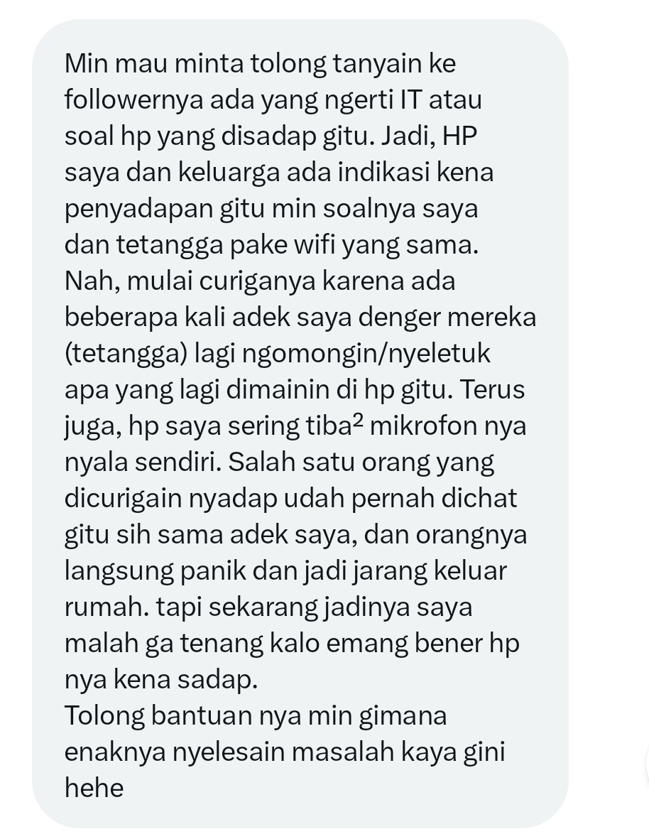 Bisakah device-device disadap (dilihat aktivitasnya oleh device lain) saat berada dalam jaringan wifi yang sama?
