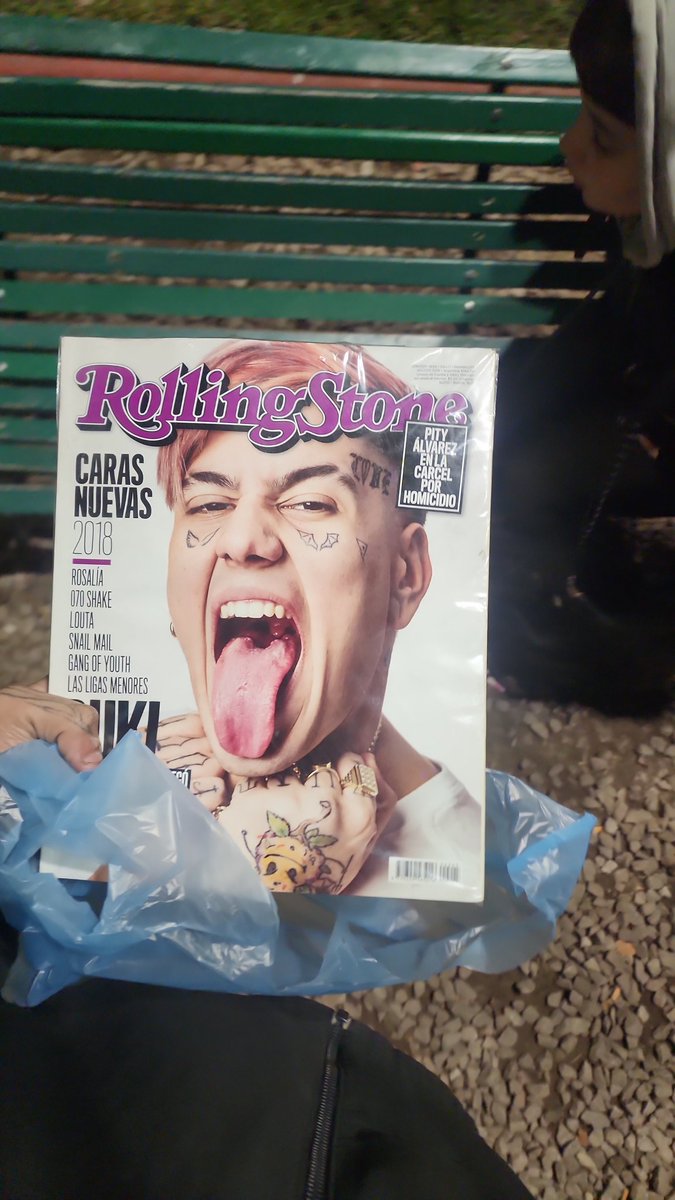 _pato999's tweet photo. HOY ESTOY FELIZ, Encontré esta hermosa tapa de @RollingStone  de @DukiSSJ https://t.co/GkjMpocaAD