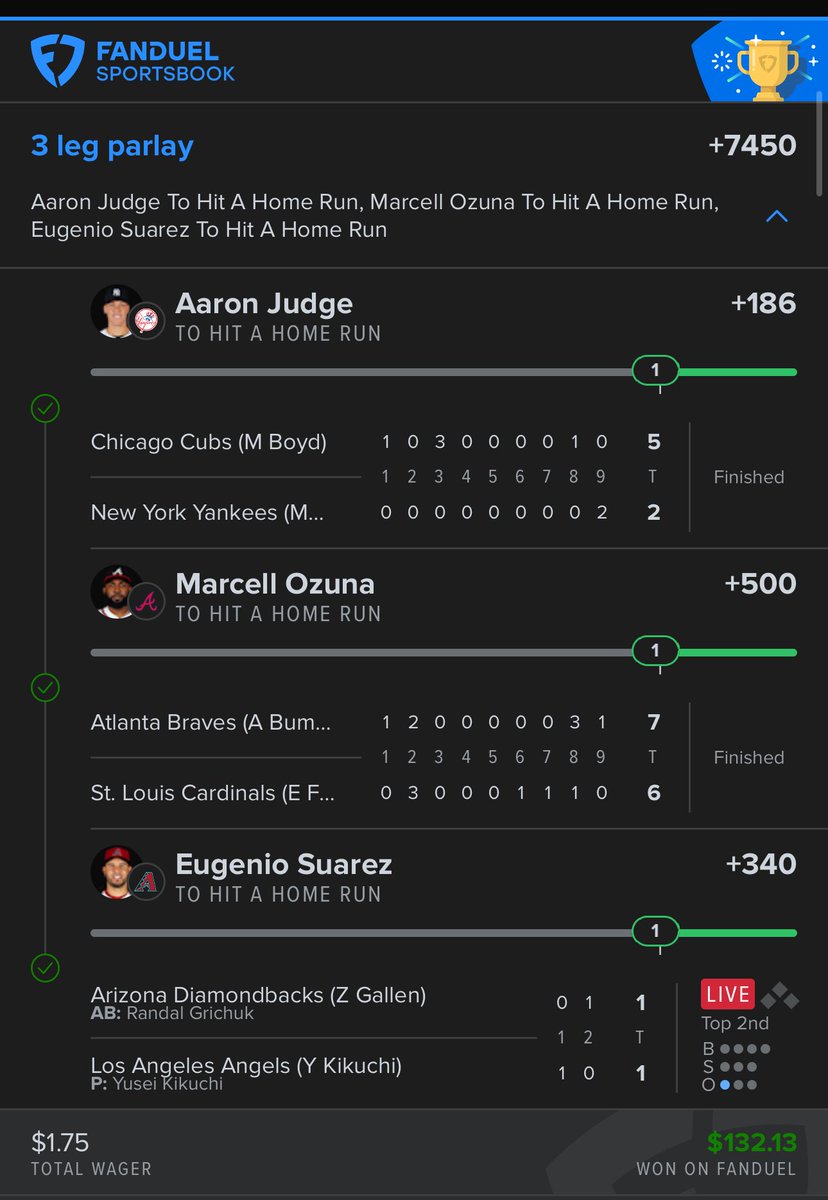BuckeyeeeB's tweet image. Let’s gooooo! 

#gamblingX @FDSportsbook
