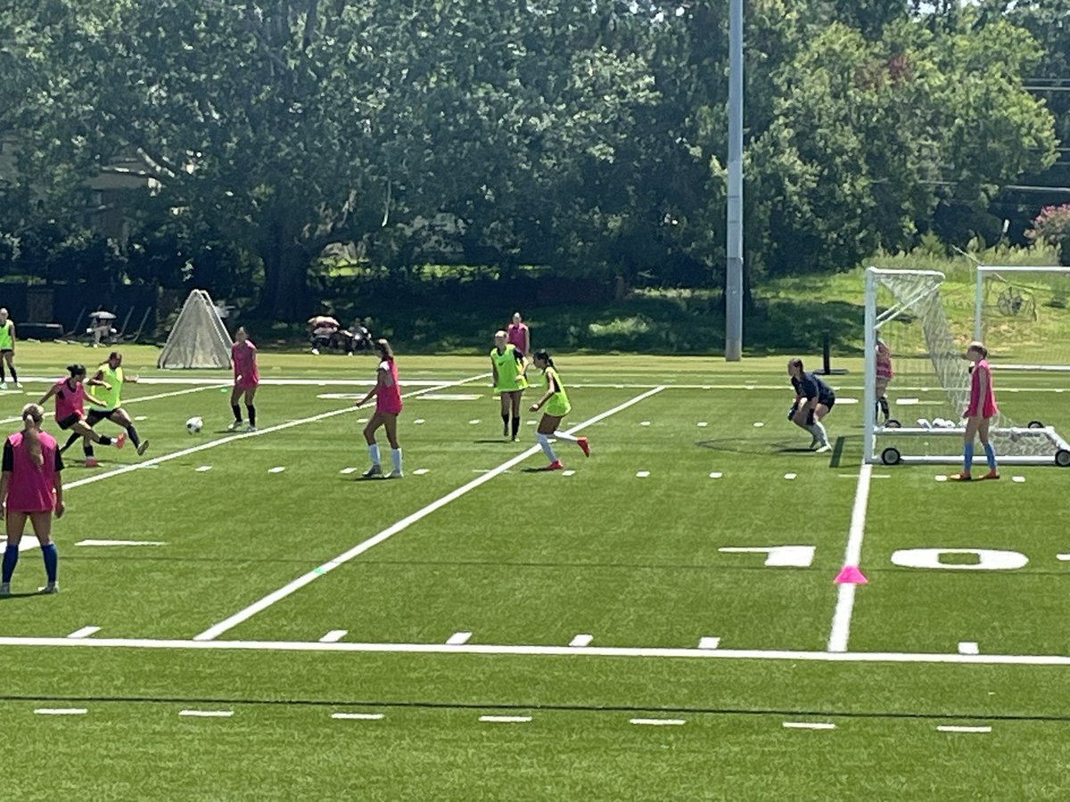Great day with <a href="/HuntingdonWSOC/">Huntingdon College WSOC</a>!