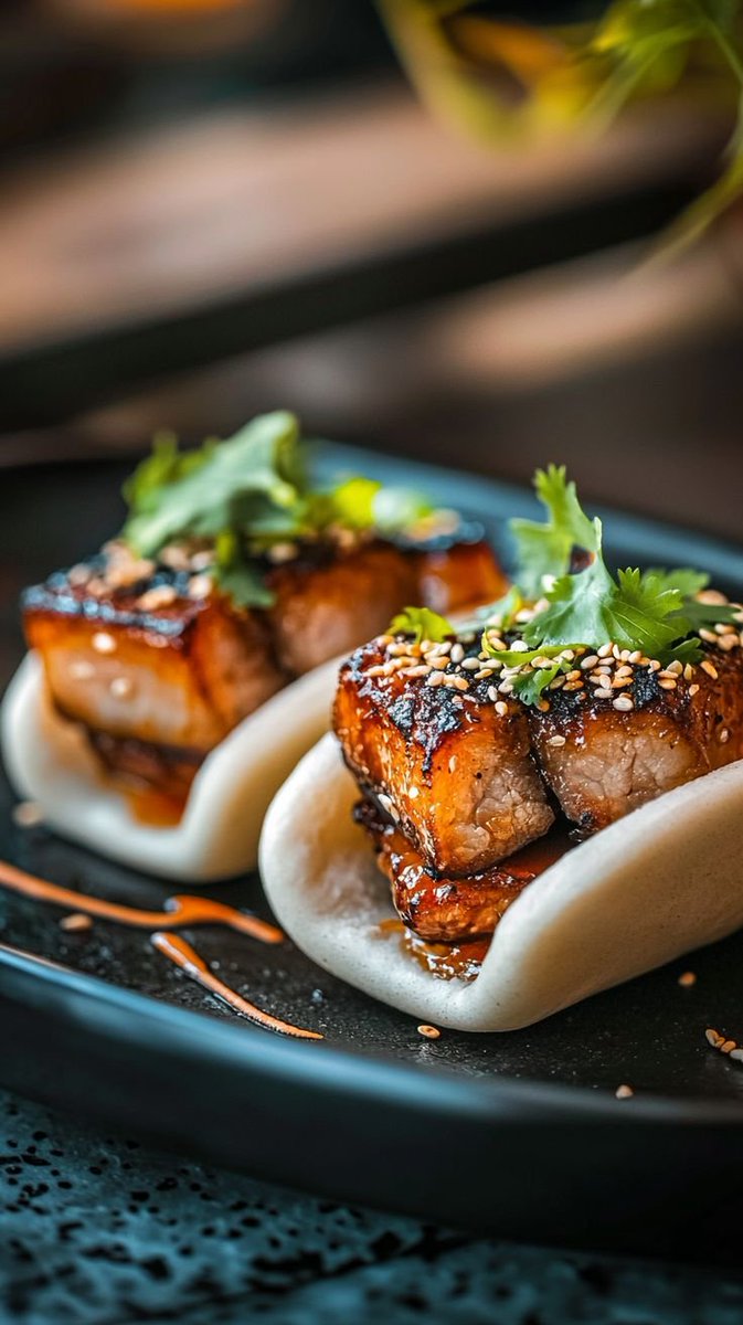 rock716860's tweet photo. Pork Belly Bao Buns with Pickled Veggies Street Food https://t.co/Tv0yR1rkbI