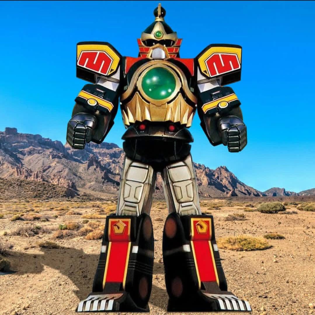 ReviewingGlobe's tweet image. When the Black Ranger calls on his Zords, you know it’s about to go down. 🖤⚡️
This epic combo is the Black Ranger’s personal Megazord! Strength, style, and legacy in one powerful package.
#PowerRangers
