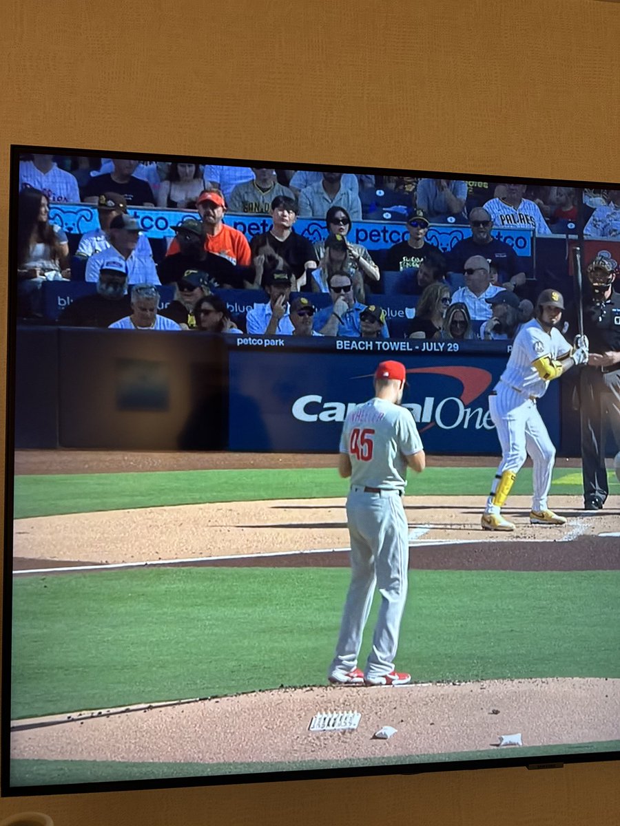 marlins_man's tweet photo. So real marlins man is at @padres vs @Phillies 

Not at @dodgers @sfgiants https://t.co/fYkeqnyOzQ