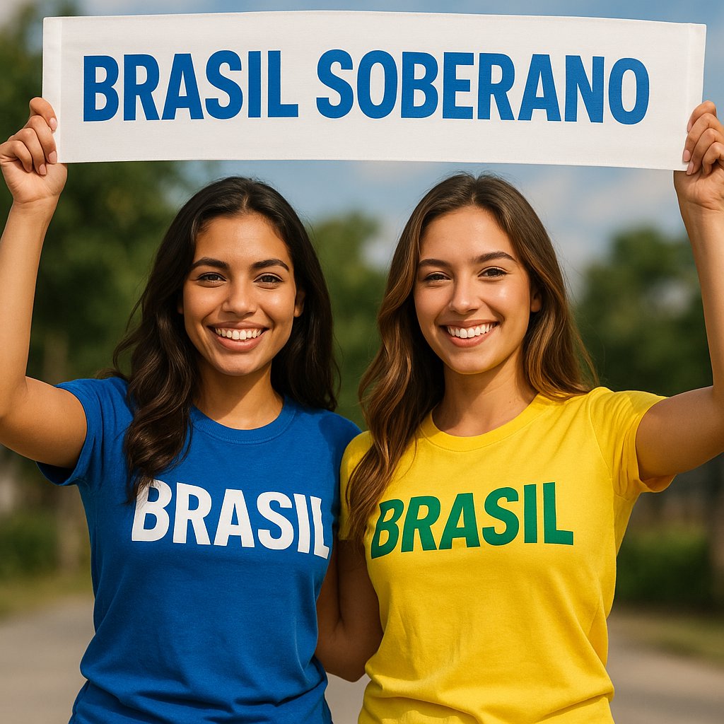Os brasileiros aprovam a reação do governo Lula contra a taxação dos EUA. BRASIL SOBERANO 
BOLSONARO TE TAXOU