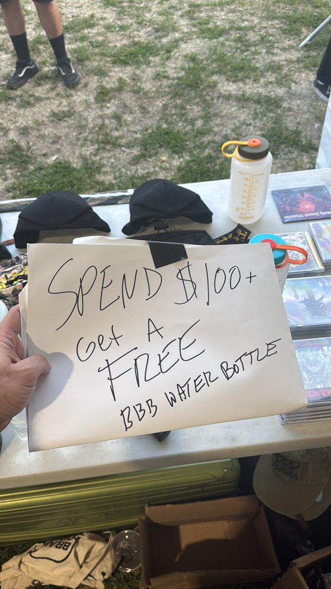 TripleBRecords's tweet image. Stay hydrated SOUND AND FURY