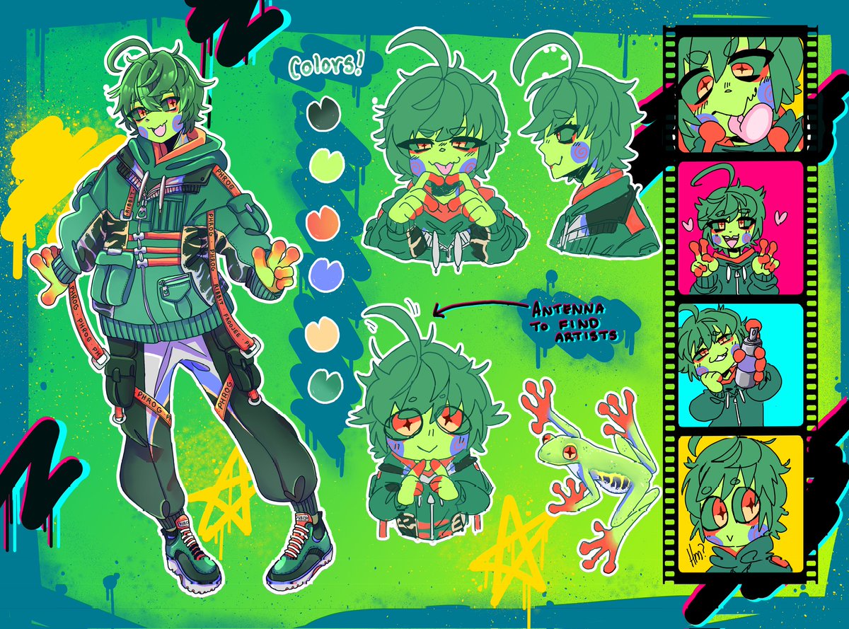 FroojeeTheFrog's tweet image. Creature found:
FROOJEE, THE FROG. 🐸🍃
A creature of unknown origin and unknown power. 🐸
He likes to meet new friends and get angry at video games. 🐸
He can be found here 👇
☢️: Twitch.tv/froojee