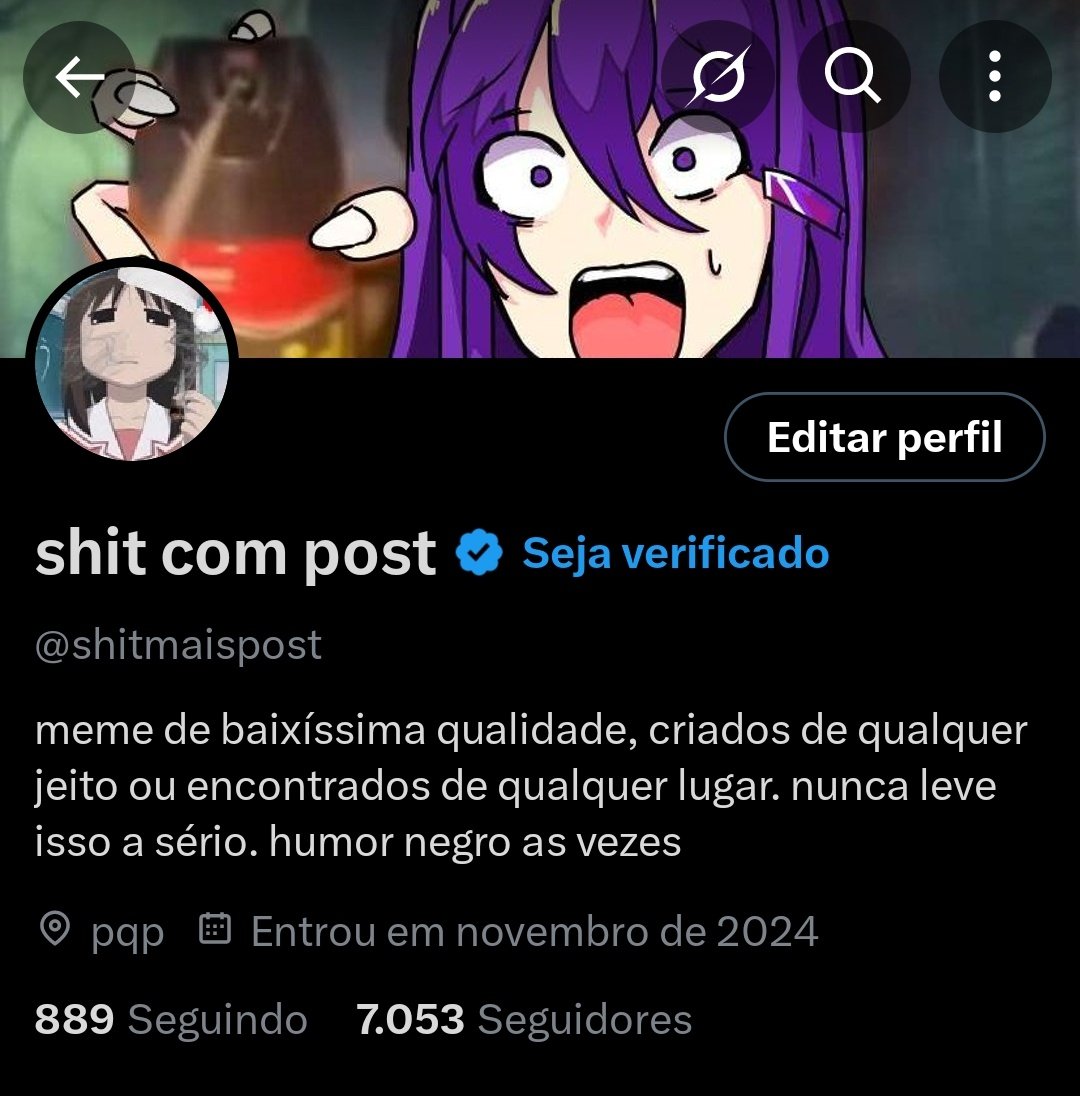 shitmaispost's tweet image. Boa noite, obrigado pelos 7k seguidores e hj é o dia de 1 ano de postado o primeiro post do @hikari_posttt, minha primeira conta, se quiserem posso postar uns meme que criei no início e não postei e os principais, se quiserem falem