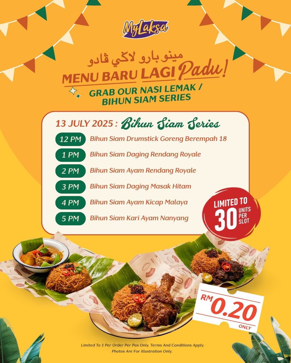 Last day!!
Kalau taknak beli pun takpe, janji support Min share post ni ya. Mana tahu ada kawan-kawan yang sedih tengok dompet makin nipis atau akaun bank yang makin kurang. Trimas ye (Terima kasih)
#mylaksa #warungneighbourhoodkita #jelajah20senmylaksa #johorfoodie #sapotlokal