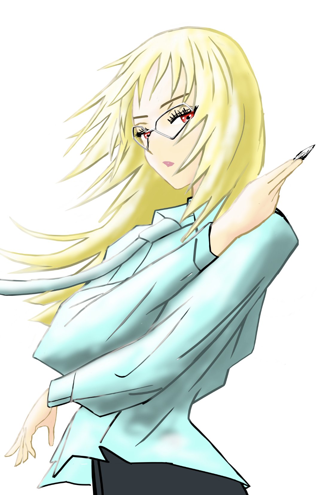 olivedayoⅡ　手描きイラスト 手描きイラスト DEAD OR ALIVE ＜ かすみ vs 不知火舞 ＞ DOA