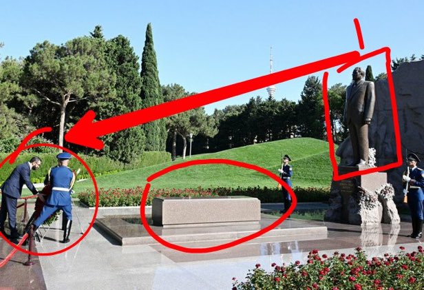 #أحمد_الشرع  زار ضريح حيدر علييف الشيعي
مؤسس دولة 
#اذربيجان الشيعيه التابعه لإسرائيل

الله ماانتوا عباد قبور اهو 
وطي اهو لضريح الشيعي اهو

ولا شيعة أذربيجان حبيبة اسرائيل/مؤمنة 
وشيعة إيران عدوة اسرائيل/كافرة

اه ياولاد الشرموطة ياتربية اسرائيل 

 #سوريا #غزة_الفاضحة #Iran