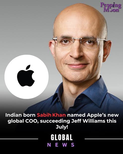 ಈ ಬಿಕನಾಸಿ ಸಂಘಿ ಮಿಡಿಯಾಗಳು 
#Google CEO, #Microsoft #CEO ಅಂತ ಪುಂಕಾನು ಪುಂಕವಾಗಿ ಬರೆದು, ಹಿಂದೂ ಭಾರತೀಯ! ಎಂದು Glorify ಮಾಡಿದ್ದು ನೆನಪಿಸಿಕೊಂಡರೆ ನಗು ಬರುತ್ತೆ
ಅದೇ Apple ನ ಹೊಸ #COO ಆಗಿ ನೇಮಕವಾದ ಸಬಿಹ್ ಖಾನ್ #sabihkhan ಬಗ್ಗೆ? ಸುದ್ದಿಗಳೇ ವಿರಳ! ಲೇಖನಗಳು ಇಲ್ಲ. 
ಕಾರಣ ಏನಿರಬಹುದು
#Hypocrites #mediabrothel