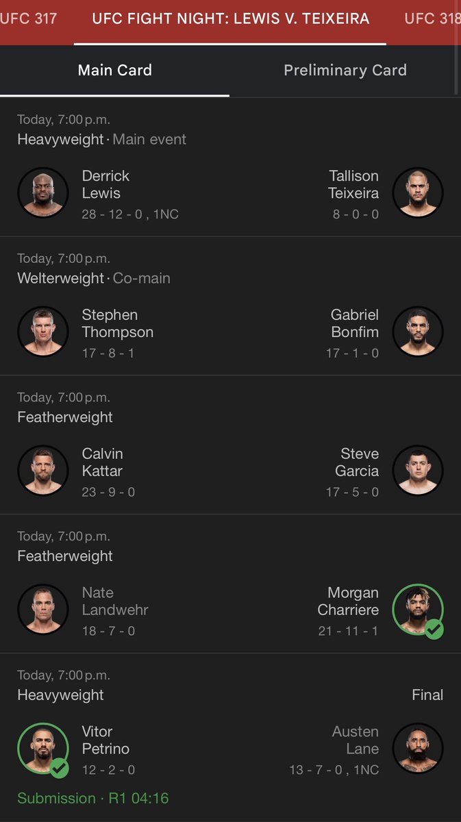 cryptomoonx_'s tweet photo. Next 3 fights should be interesting 🤔 

Who ya got?

#UFC https://t.co/IJbyIKmXOh