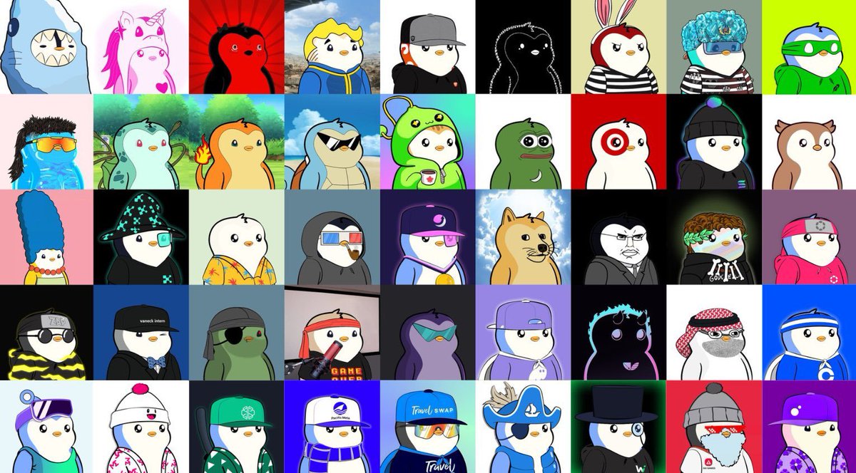 NFT只分两种：胖企鹅和其他凡将推特头像换成企鹅的项目都有慧根@pudgypenguins 是NFT界的大饼@AbstractChain  是L2板块最后的希望