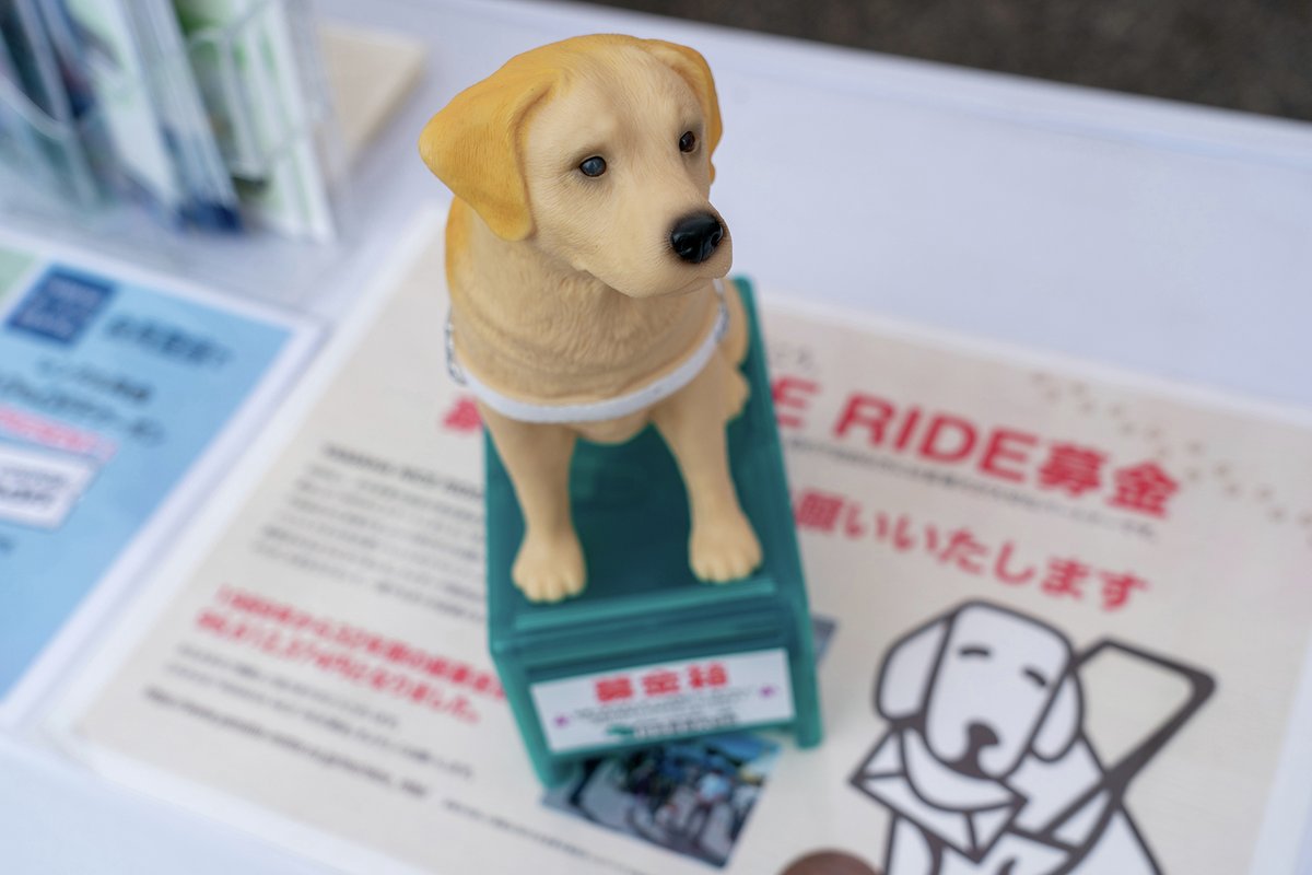 yamaha_bike's tweet photo. #ナイスの日
みなさんのご理解とご協力
いつもありがとうございます🙇

日本盲導犬協会の育成資金を贈る「YAMAHA NICE RIDE募金」は1989年にスタート。
販売店店頭をはじめ、My Yamaha Motor caféやMy Yamaha Motorcycle Day などの各種イベントや全日本選手権をはじめとするレース会場のヤマハブースで募金活動を展開しています。

https://t.co/YiTTlorNEg