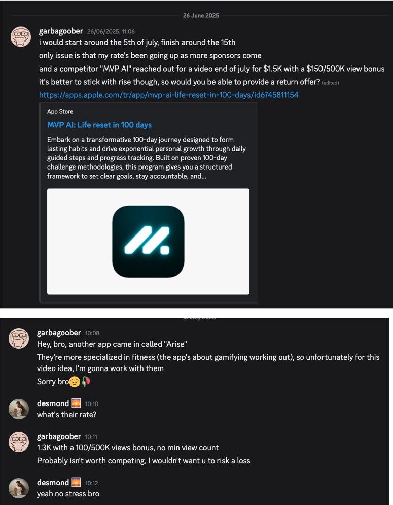 desmondhth's tweet image. People always cry about copy cat
I love it when people copy Rise, because:
- they don't realize the infrastructure of Rise is very complex (calendar generation logic, ratings calculation, progress syncing everyday, notification scheduler...). It's not as easy as copying a coin…