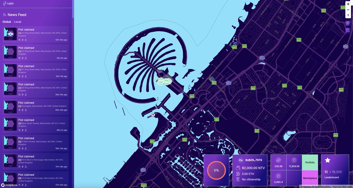 🌐 Over 100 land plots have already been claimed during private testing so far.

Early users are securing key locations, testing mechanics, providing feedback and shaping the first layer of #Nativ digital economy.

Are you ready to be the next one to mint your spot and earn your