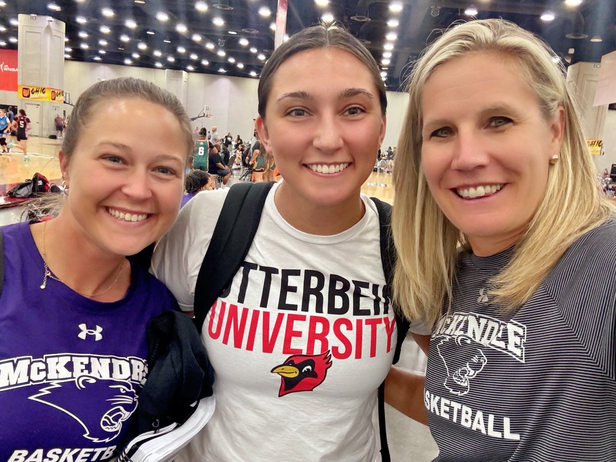 CoachK_40's tweet image. When weโre out looking for talent, and one of McKendreeโs greats taps you on the shoulder! ๐๐ Thatโs the talent weโre looking for - GLVC 1st Team All-Conference and Defensive Player of the Year!
