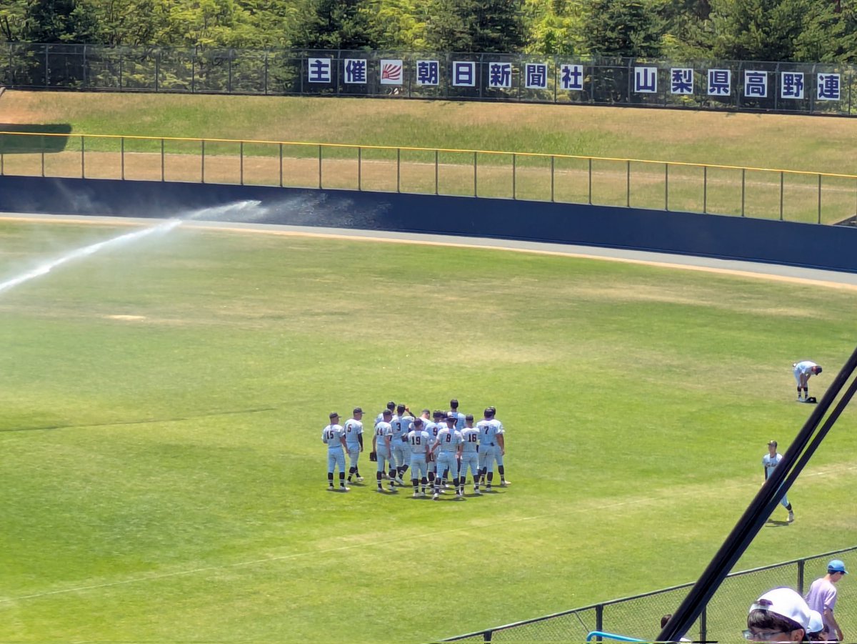 shunpachitokai's tweet image. 第107回全国高校野球選手権山梨大会 母校東海大甲府、本日初戦!応援に駆けつけました!初戦の相手は昨年の代表校日本航空です!#東海大甲府 #高校野球 #熱闘甲子園 #甲子園 #甲子園への道