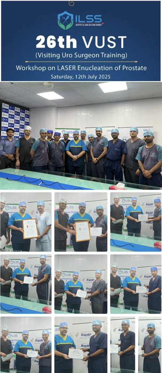 We conducted 26th VUST program at ILSS Hospital yesterday. 10 urologist from different parts of India attended the workshop. We demonstrated 5 HoLEPs. 

2 of our fellows, Dr Darsan and Dr Adhaar completed “Prof Roy Chally Memorial Endourology Fellowship” yesterday. They were