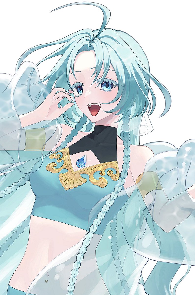 NAR0M3's tweet photo. 뮤 세이레네스(@MuSIR3N3S)의 키비주얼을 작업했습니다! 감사합니다🌊🌊 https://t.co/dc5MJerkKs