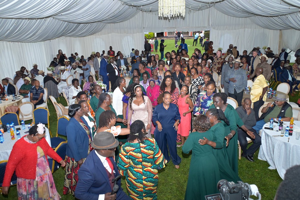 HonOscarSudi's tweet image. I attended the engagement ceremony of Trans Nzoia Senator Allan Chesang and Channelle Kittony, CECM for Public Works, Roads, and Infrastructure in Trans Nzoia County.
The ceremony was attended by KANU Chairman Gideon Moi, local leaders, family, and friends. Channelle Kittony is…