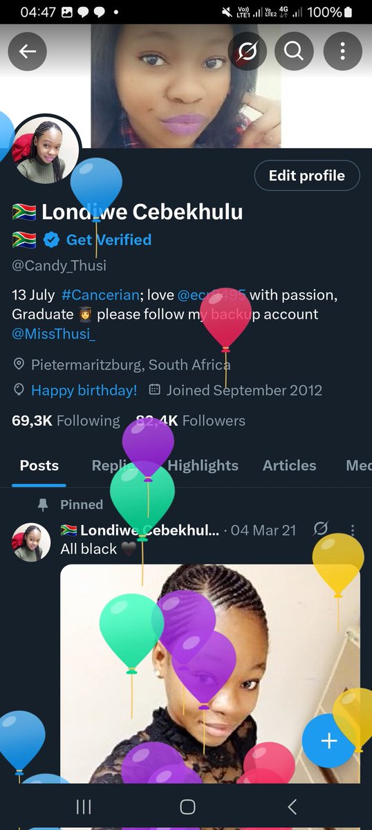 Candy_Thusi's tweet image. I've got the balloons today hoooooooooraaaaay ๐๐๐ฅณ๐ฅ
Good morning my favorite Kings and Queens have a blessed Sunday
โค๏ธโค๏ธโค๏ธ