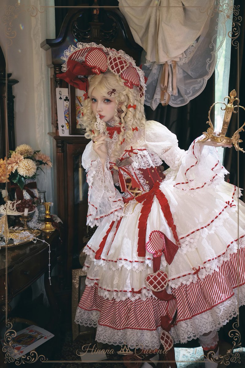 尾州ロリィタ　Aliceツインテクリップ（２個セット） ToAlice】S2914クリップ付きレースフリルヘッドドレス - To Alice