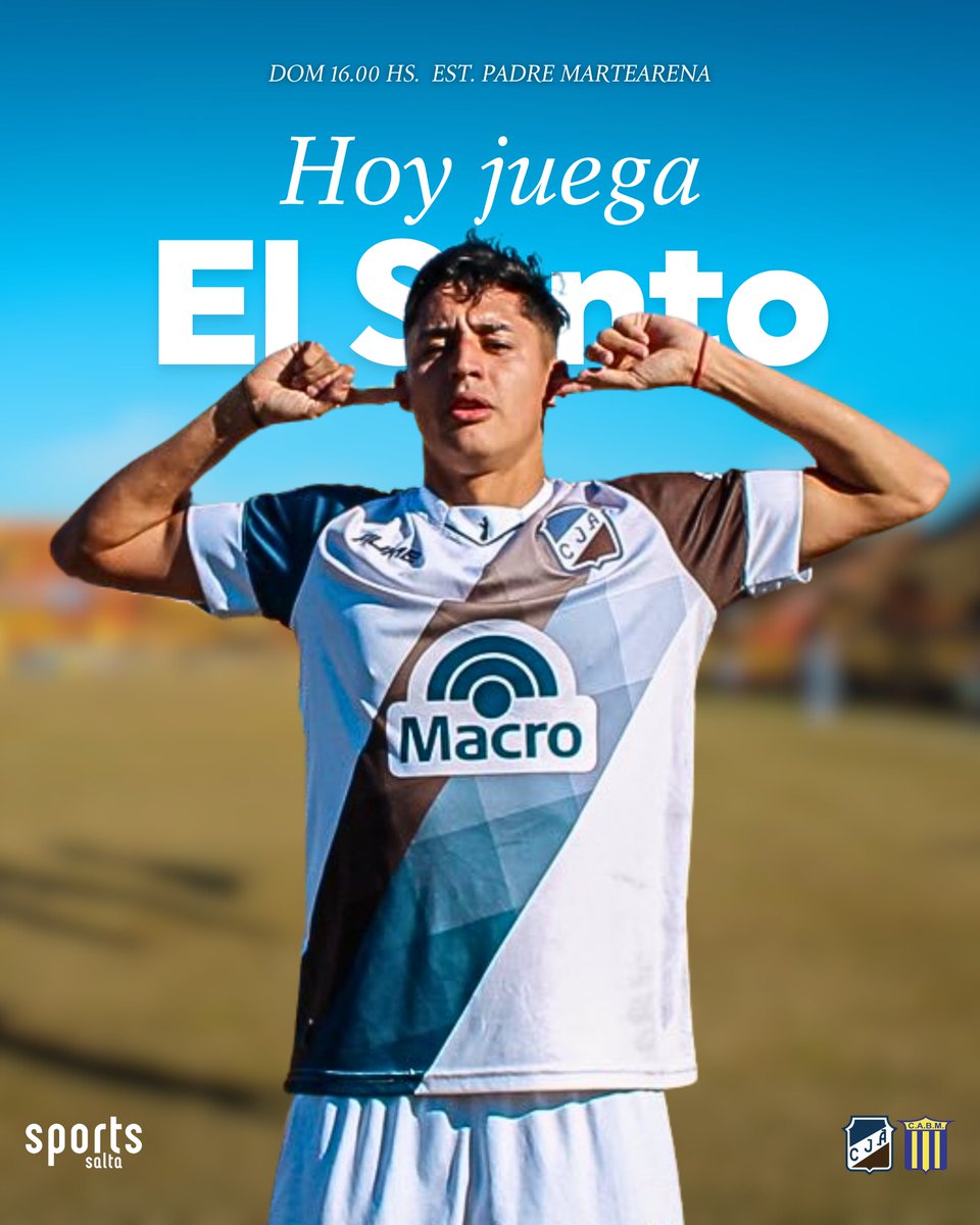 🔥⚽ ¡HOY JUEGA EL SANTO, Y LO VAS A ESCUCHAR EN VIVO POR SPORTS SALTA Y RADIO 10!

🏆 Torneo Federal “A” • Zona D • Fecha 18
🆚 <a href="/MitrePosadas/">Bartolomé Mitre</a>
📆 Domingo 13/07
🕘 16H.
🏟️ Padre Martearena
🏁 Juan Nebbietti
🎙️ <a href="/SportsSalta/">Sports Salta</a>
📻 <a href="/la10salta/">Radio 10 Salta</a>

#SomosAntonianos 🤎