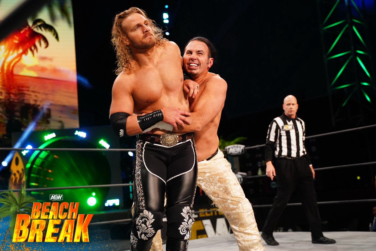 MATTHARDYBRAND's tweet photo. Congratulations, Hangman Adam Page! https://t.co/HxSHuStWX9