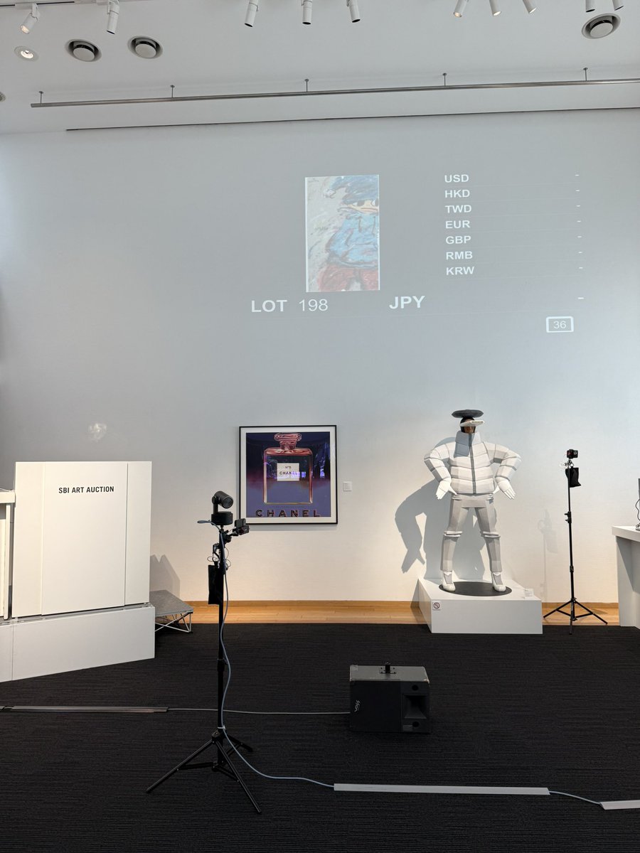 まもなく午後12時より、「第73回SBIアートオークション｜Modern and Contemporary Art」を代官山ヒルサイドフォーラムにて開催いたします！皆さまのご参加を心よりお待ちしております🎨🖼️  #sbiアートオークション #sbiartauction