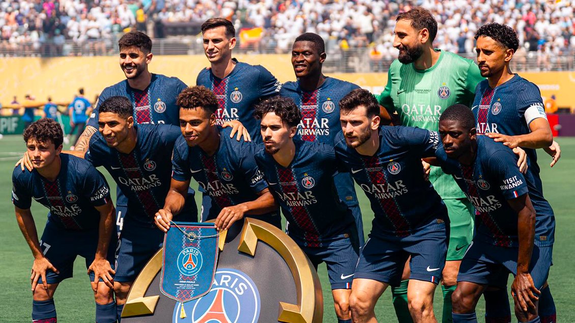 [FOTOS] La formación de París Saint-Germain para la final en el Mundial de Clubes ante Chelsea #Cooperativa90 tinyurl.com/yrmc35qh