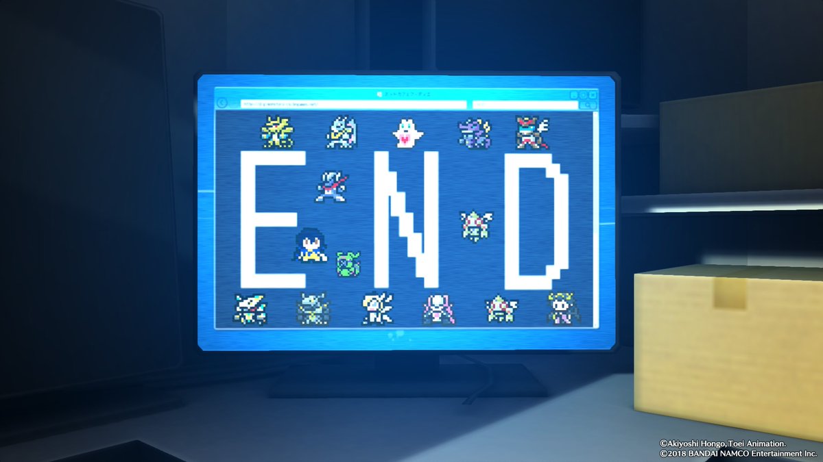 2Ply_Bi_Guy's tweet image. Kind of a bittersweet ending ngl #Digimon #HackersMemory