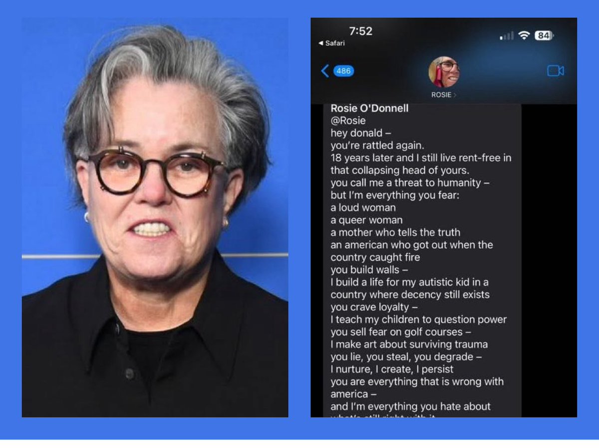 goRubenRuben's tweet photo. @TheOnlyEsta Oralè Resister
2 snaps and a circle!
Go Rosie Go
#GoRosieGo #RosieODonnell
#USDemocracy https://t.co/KPBgSM1kfK