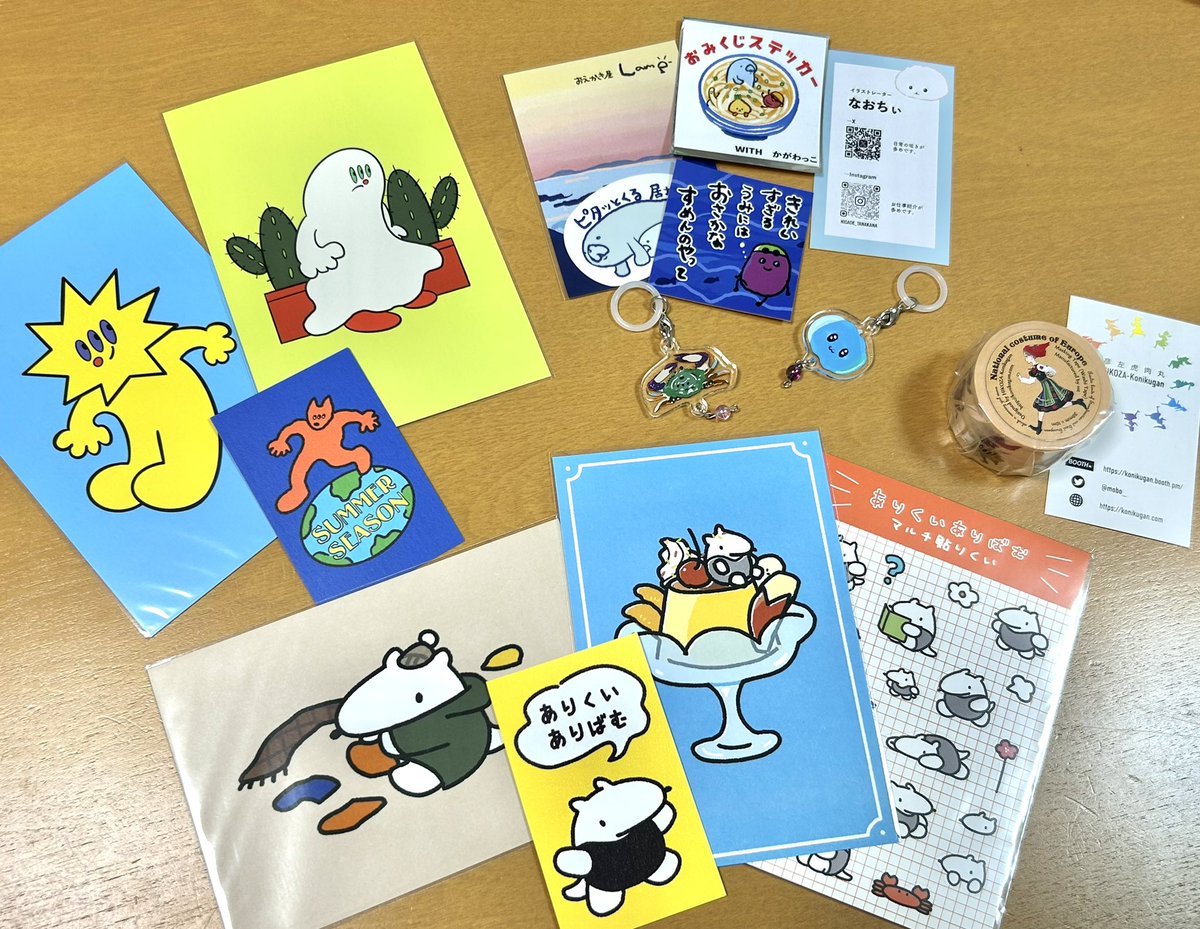 🥝デザフェス お迎え品〜

🌟jami(<a href="/jami_jami_ss/">jami</a> )さん
🌟なおちぃ(<a href="/naoko16gou/">なおちぃ</a> )さん
🌟井上岳(<a href="/mobo_/">彦左虎肉丸／井上 岳</a>)さん
🌟ありくいありばむ(<a href="/arikuimg/">ありくいありばむ</a> )さん

#デザフェス61
#デザフェス61リポスト
<a href="/designfesta/">デザインフェスタ公式</a>