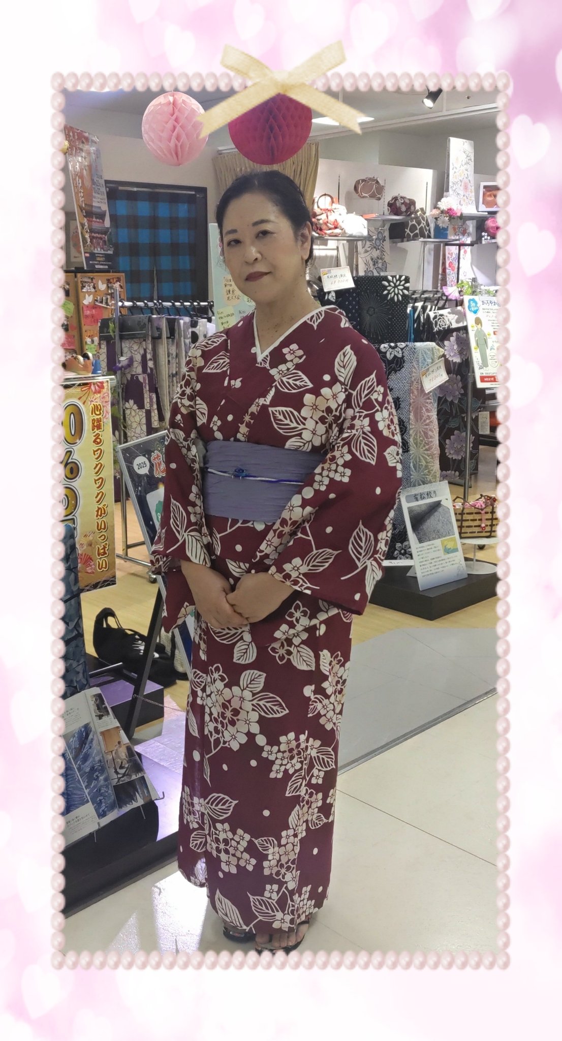 大人の兵児帯、紫陽花柄、おとねおまとめです のぞみん♪太陽の女神 on X: 