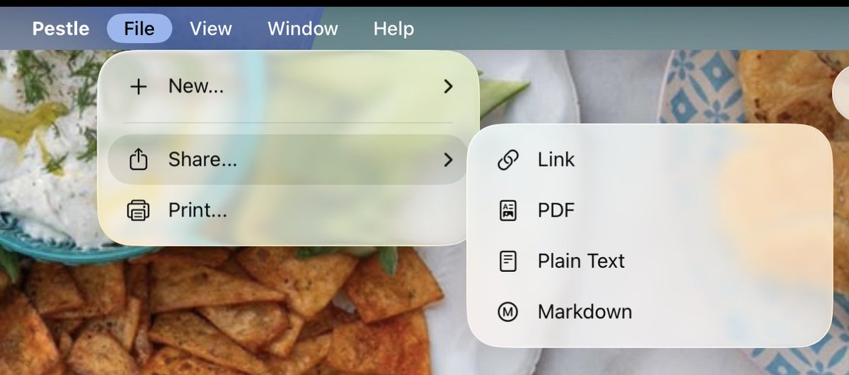 WillRBishop's tweet image. Been digging into the new iPadOS 26 menu bar system today and I'm loving it