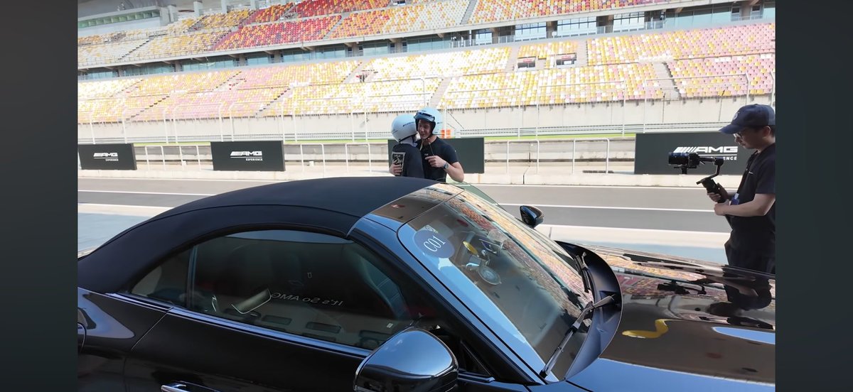 มาร์คไปสนามF1 แล้วได้ลองขับจริงด้วย ถ้านี่ไม่ใช่นักขับที่หล่อที่แล้วล่ะก็🥹