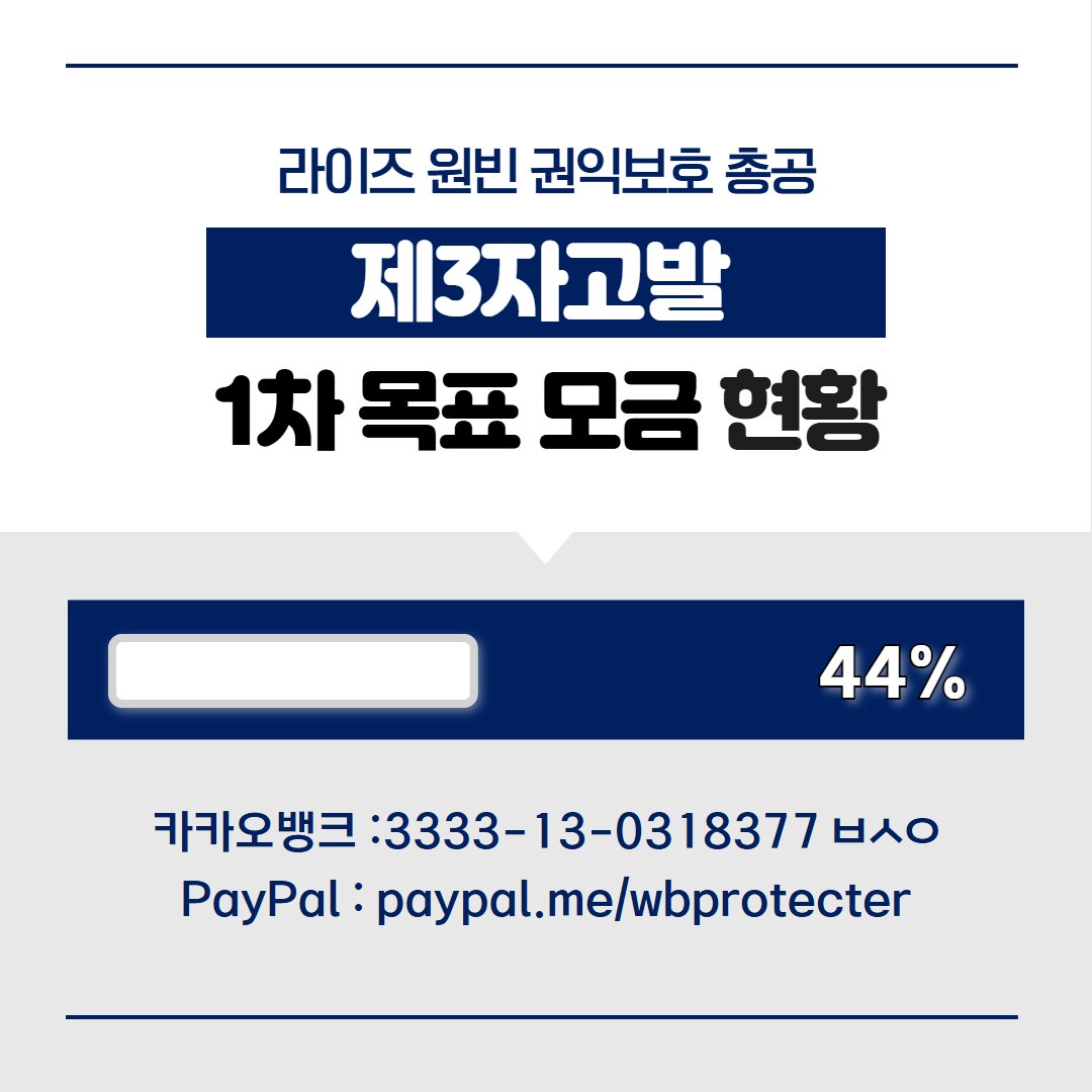 pwbtruck's tweet image. 📢 라이즈 원빈 제3자 고발 모금 현황 안내
현재 목표 금액의 44%를 달성하였습니다.
모금에 함께해주신 팬분들께 진심으로 감사드립니다.
이번 고발은 장기전으로, 모금은 상시적으로 진행 중입니다.
원빈을 지속적으로 괴롭혀온 악성 유저들을 대상으로 집중 고발할 예정이오니 특정 유저에 대한…