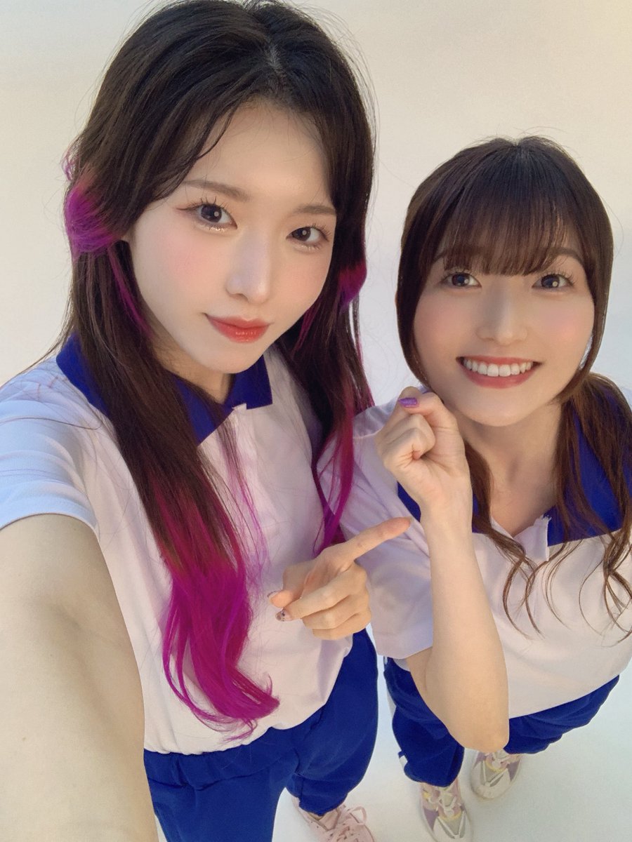 #学マス大運動会 
すーちゃんとペアでした！💛🩷

当日何をするかはまだ分からないですが、絶対に負けたくないので運動会の練習をしたいと思っています！
3年1組！！勝つよ！！！！！！