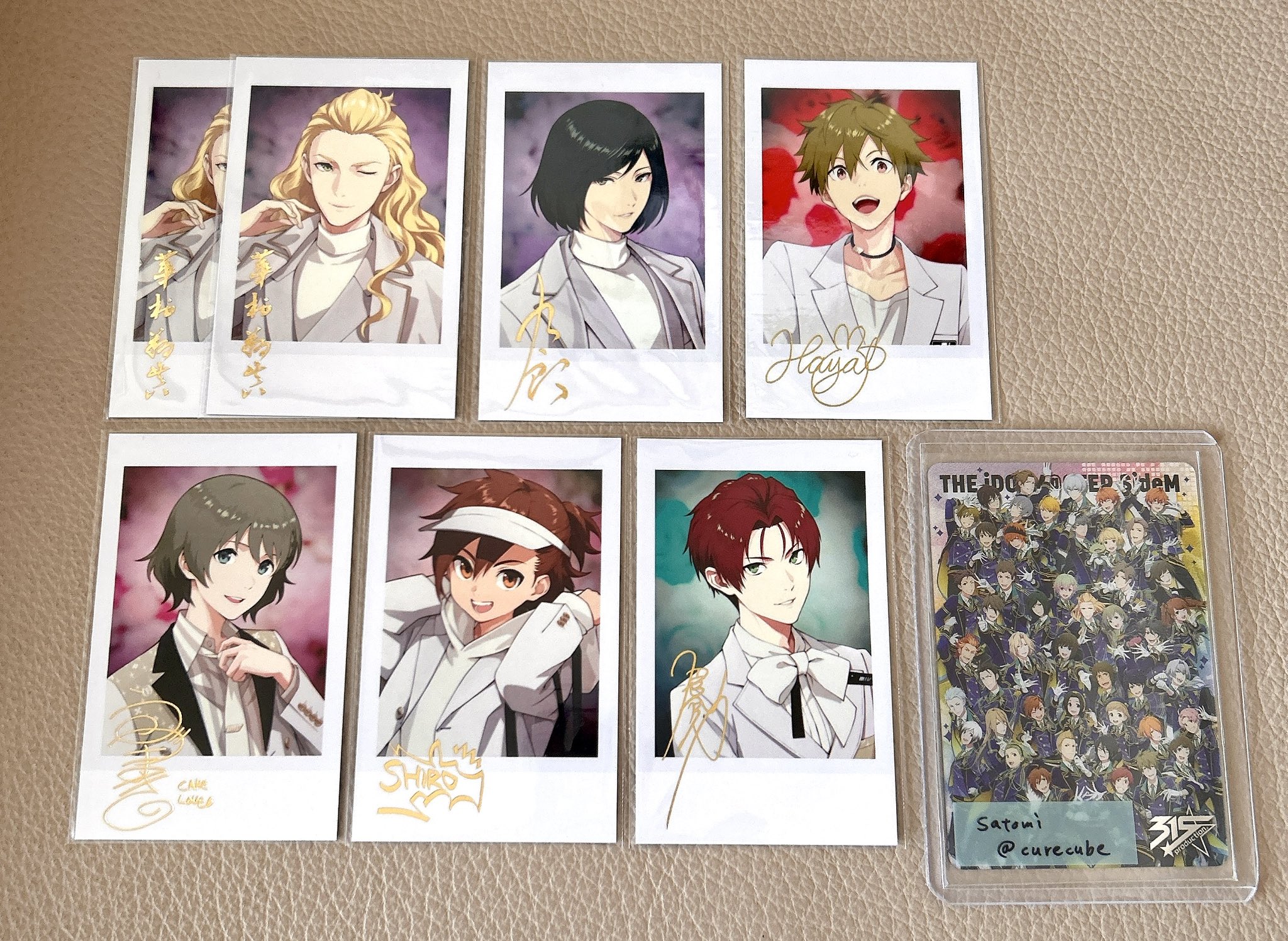 SideM FiFS展 インスタントフォト風カード まとめ売り 特典 箔 アイドルマスター SideM FiFS展 インスタントフォト風カード 榊