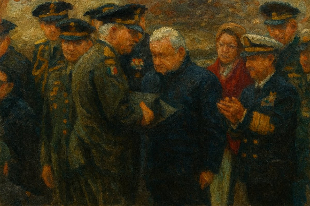 “A SUS ÓRDENES MI GENERAL”
Óleo sobre tela
Certificado de autenticidad firmado por la abuela, 114 x 75 cm Año: 2023