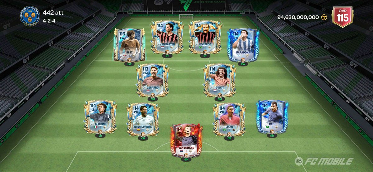 I couldn't resist going for Best.
115 Done ✅
109 Rivaldo 🚫 111 Best ✅
Next changes are StarPass Beckenbauer in. Need a new CM then will see where we go from there. Have you made any changes since Ragnarok started? Drop your current teams in the comments below.

<a href="/tutiofifa/">Tío Fifah 🇨🇴 🇵🇸 حرة</a>