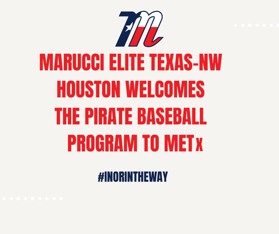 📷 MARUCCI ELITE TEXAS - NW HOUSTON 📷PIRATES BASEBALL PROGRAM
We are happy to announce the Pirate Baseball Program is the newest organization to join our Houston affiliate, Marucci Elite Texas-NW Houston!
Welcome to all coaches, players, and families of Pirates Baseball Program