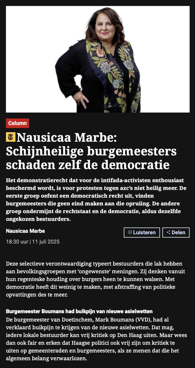 AshgateScott's tweet image. Heerlijke column van Nausicaa Marbe. Ze slaat de spijker weer precies midden op de kop...!!!👍