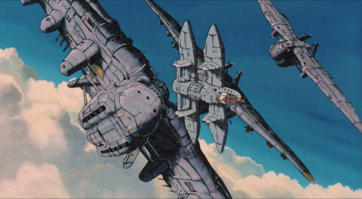 Tolmekian Airships from Nausicaä of the Valley of the Wind