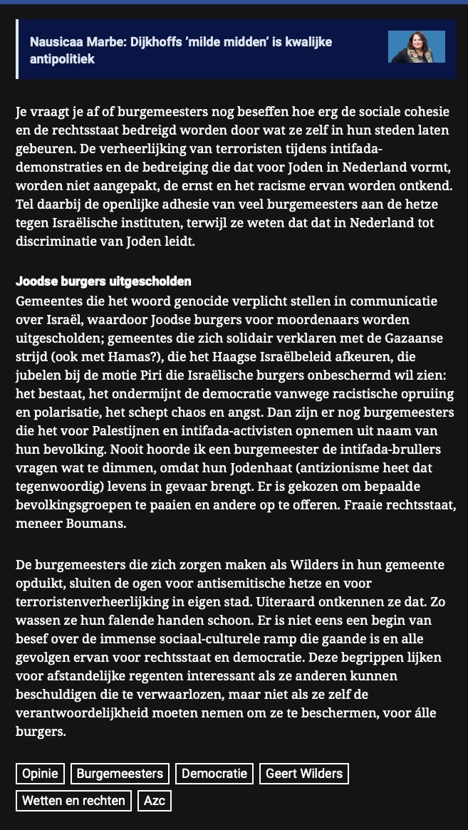 AshgateScott's tweet image. Heerlijke column van Nausicaa Marbe. Ze slaat de spijker weer precies midden op de kop...!!!👍