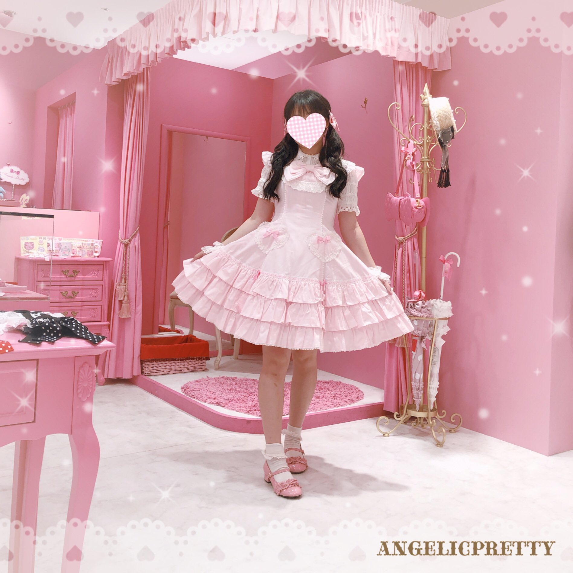 アンジェリックプリティ Compact Toysジャンパースカート Angelic Pretty Compact Toysジャンパースカートサックス （商品