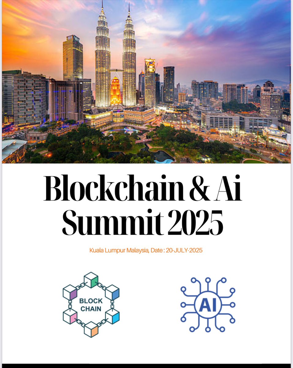 Pushpendra Singh (@pushpendrakum) on Twitter photo 🚀 250+ Registrations Approved!
This year’s Blockchain & AI Summit Malaysia is shaping up to be our biggest yet!
🎤 25+ Speakers from top exchanges, leading projects, and key government bodies
🤝 50+ Community & Media Partners
🎟️ Free Entry — Yes, it’s completely free!
Don’t 🚀 250+ Registrations Approved!
This year’s Blockchain & AI Summit Malaysia is shaping up to be our biggest yet!
🎤 25+ Speakers from top exchanges, leading projects, and key government bodies
🤝 50+ Community & Media Partners
🎟️ Free Entry — Yes, it’s completely free!
Don’t