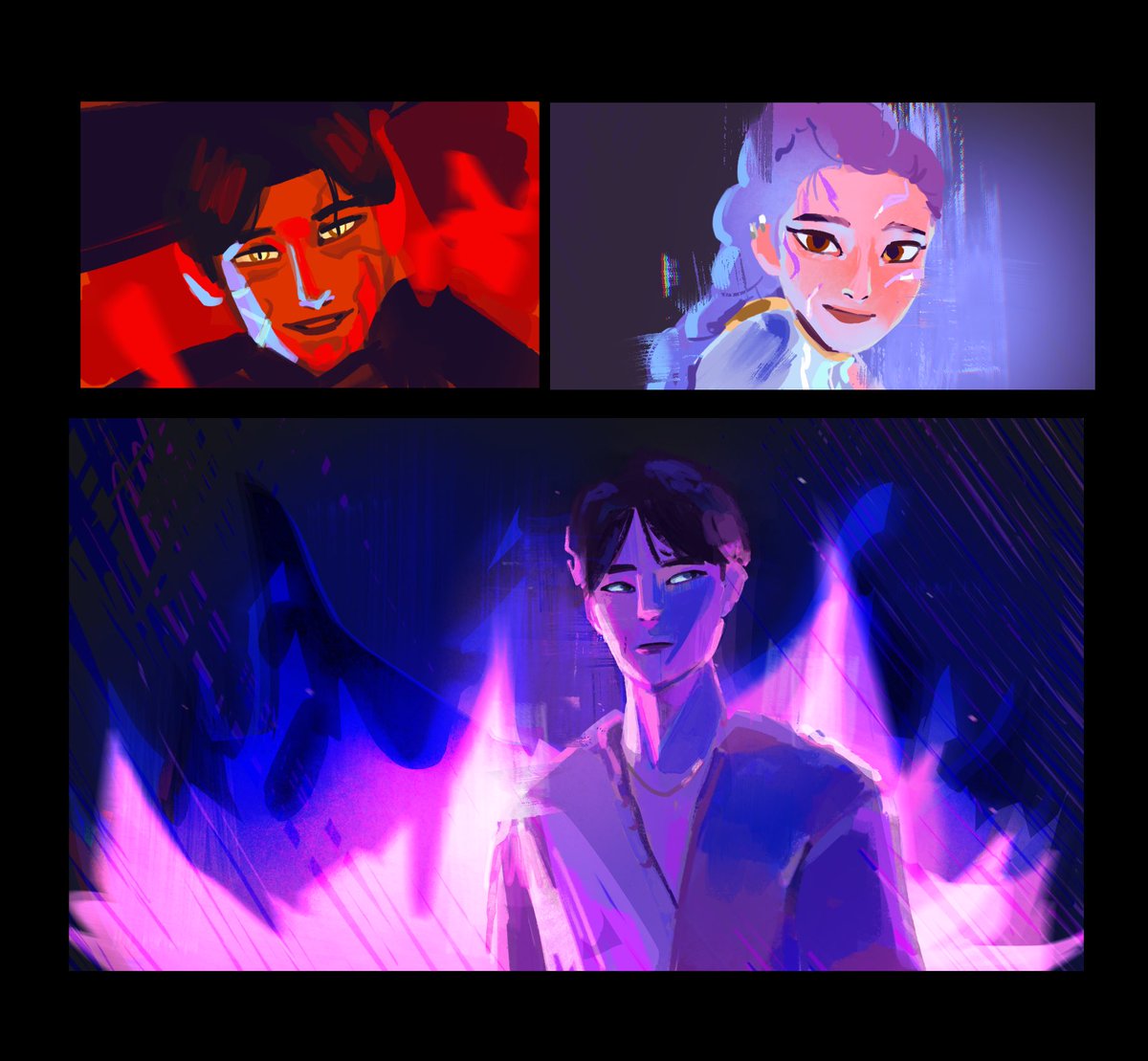 #KPOPDEMOMHUNTERS color studies