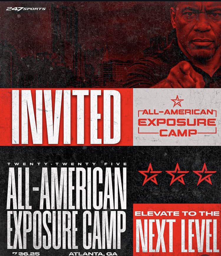 #AGTG I’m blessed to receive an invite to the All American exposure camp in 2026.